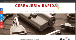 Desktop Screenshot of cerrajeriarapida.net